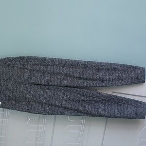 Lululemon Athletica Run On Jogger 28" Ringspun Denim Black White US 4